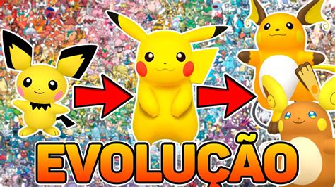 nível que os pokemons evoluem.